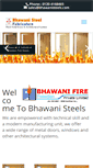 Mobile Screenshot of bhawanisteels.com